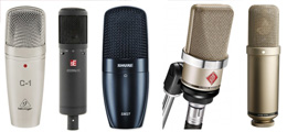 Studio microfoons bij Huigens