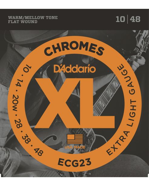 D'addario Chromes ECG-23 010-048