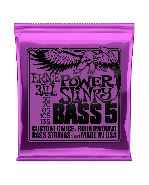 Ernie Ball 2821 Power Slinky 5-string Bass 050-135