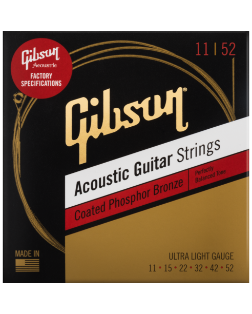 Gibson SAG-CPB11 Coated Phosphor Bronze 011-052