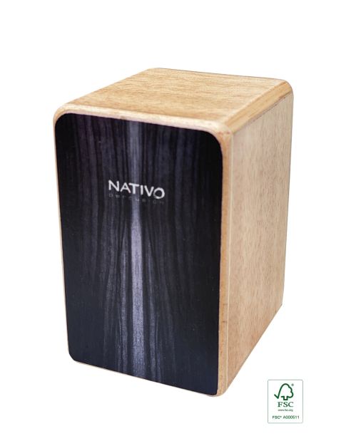 Nativo Percusion NATI-SHK-BK Mini Cajon Shaker