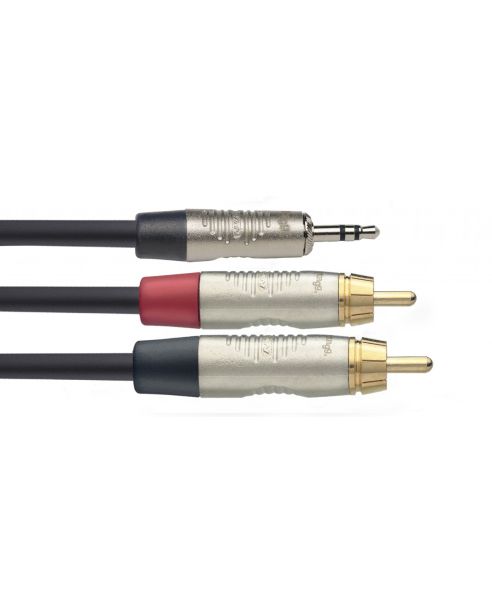 STAGG NYC3/MPS2CMR 3m Y-kabel