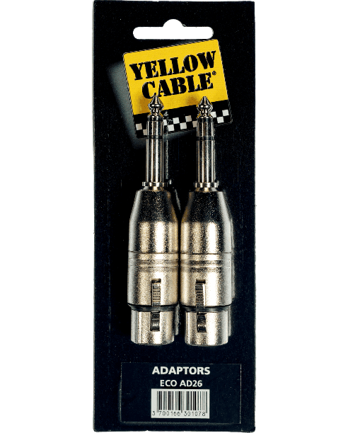 Yellow Cable AD26 adapter jack/XLR