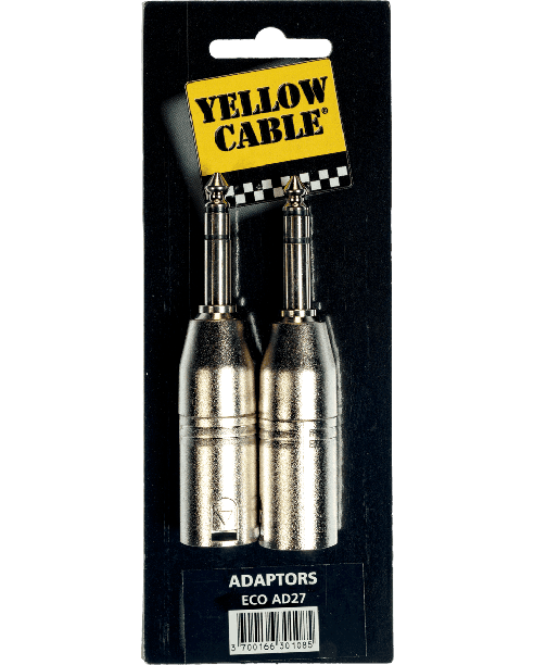 Yellow Cable AD27 adapter jack/XLR