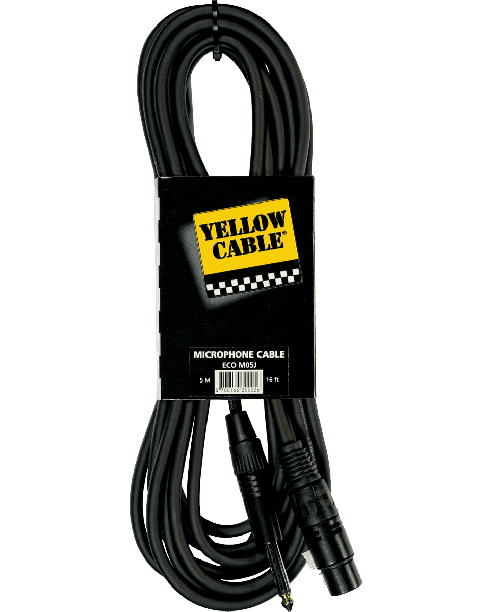 Yellow Cable M05J mickabel jack/XLR