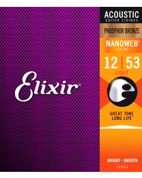 Elixir Nano Phospor Bronze 012-053 Light