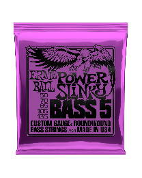 Ernie Ball 2821 Power Slinky 5-string Bass 050-135