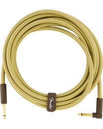 Fender DeLuxe 4,5m Angled Instrument Cable TWD
