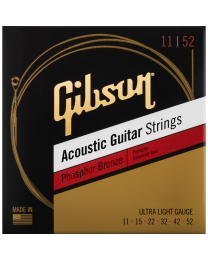 Gibson SAG-PB11 Phosphor Bronze Acoustic Strings 011-052
