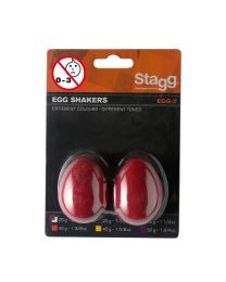 STAGG EGG-2 RD 2pc Egg Shakers Red