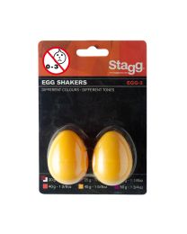 STAGG EGG-2 YW 2pc Egg Shakers Yellow