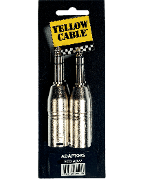 Yellow Cable AD27 adapter jack/XLR (ABMECOAD27) - Huigens Music