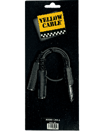 Yellow Cable B2F verb.kabel jack/jack