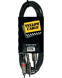 Yellow Cable K02 3meterkabel 2RCA/jack (ABMECOK02) - Huigens Music