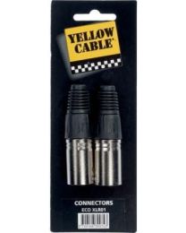 Yellow Cable XLR01 connector XLR man (ABMECOXLR01) - Huigens Music